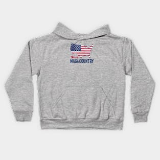 This is MAGA Country - Donald Trump - Trump 2024 Kids Hoodie